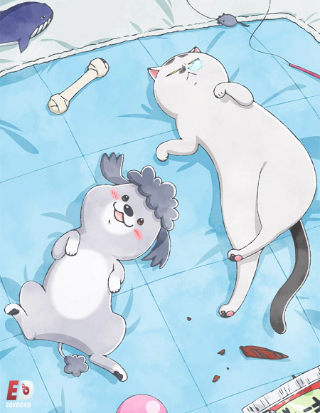 Inu to Neko Docchi mo Katteru to Mainichi Tanoshii الحلقة 14